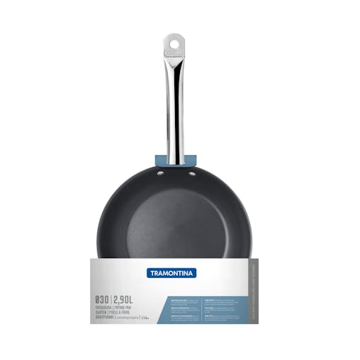 Professional Non-Stick Stainless Steel Frying Pan, 30cm, 2.9L