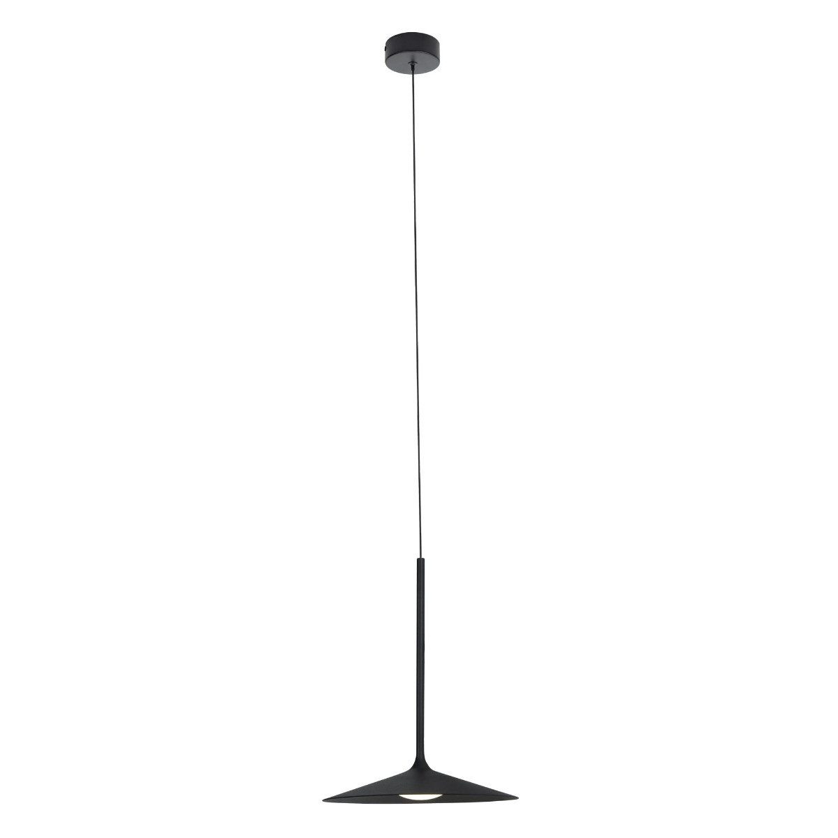 Lampa wisząca HANA czarna LED 1x6W Ciepła biel 540lm Maxlight