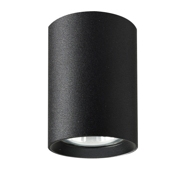 Spot okrągły czarny ARTEMIS 1xGU10x10W wym:9x6x6cm IP20 Alfa