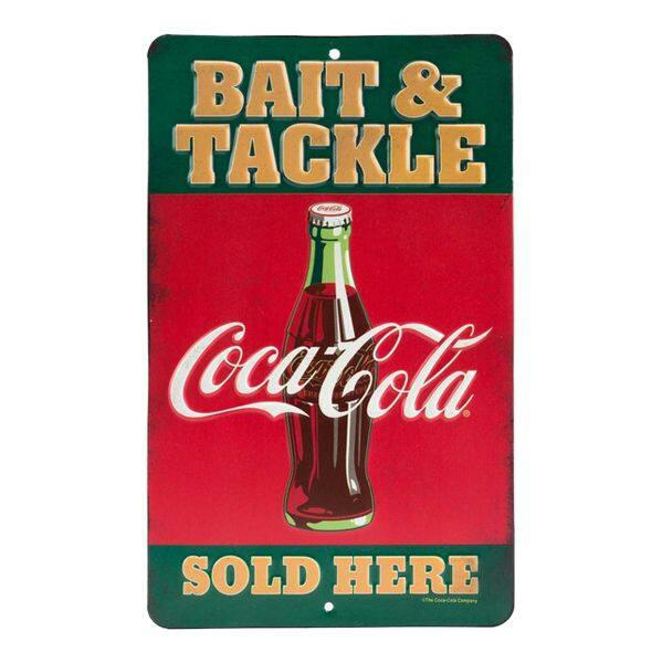 Open Road Brands Die Cut Embossed Tin Coke 