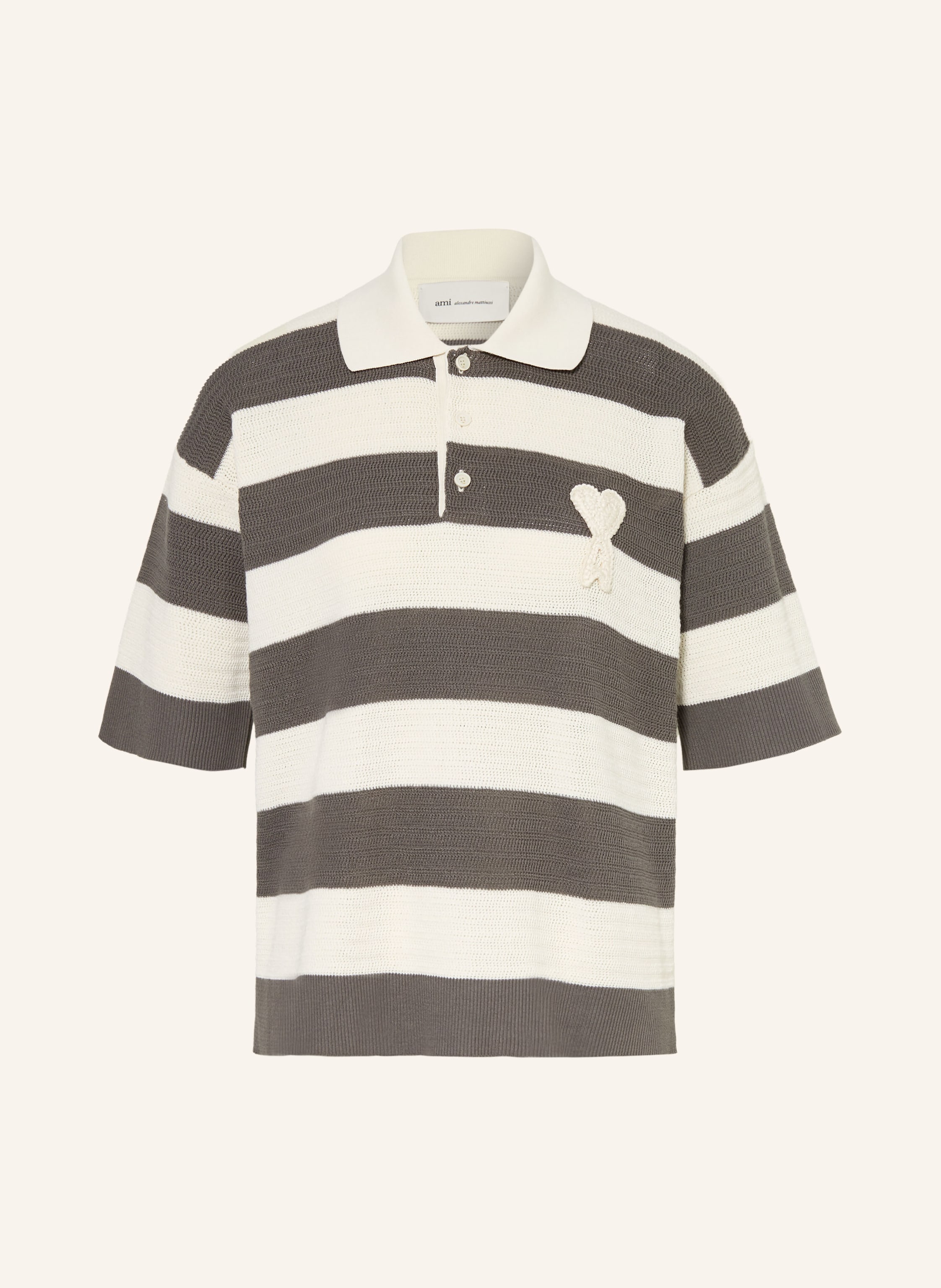 Ami Paris Strick-Poloshirt