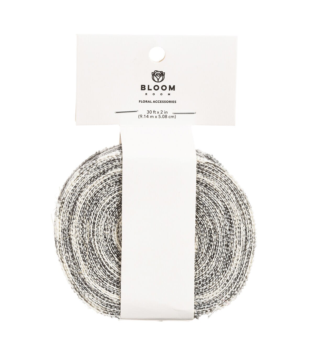 2 x 30' Black & White Burlap by Bloom Room