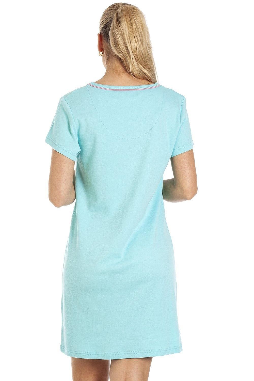 Camille Short Sleeve Pug Summer Nightdress