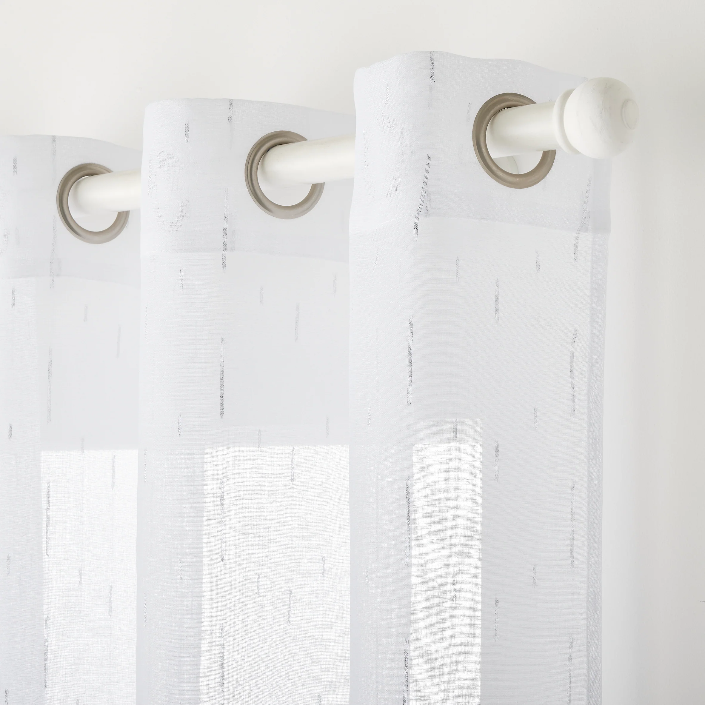 4MURS Voilage HOLMI coloris blanc 140 x 240 cm
