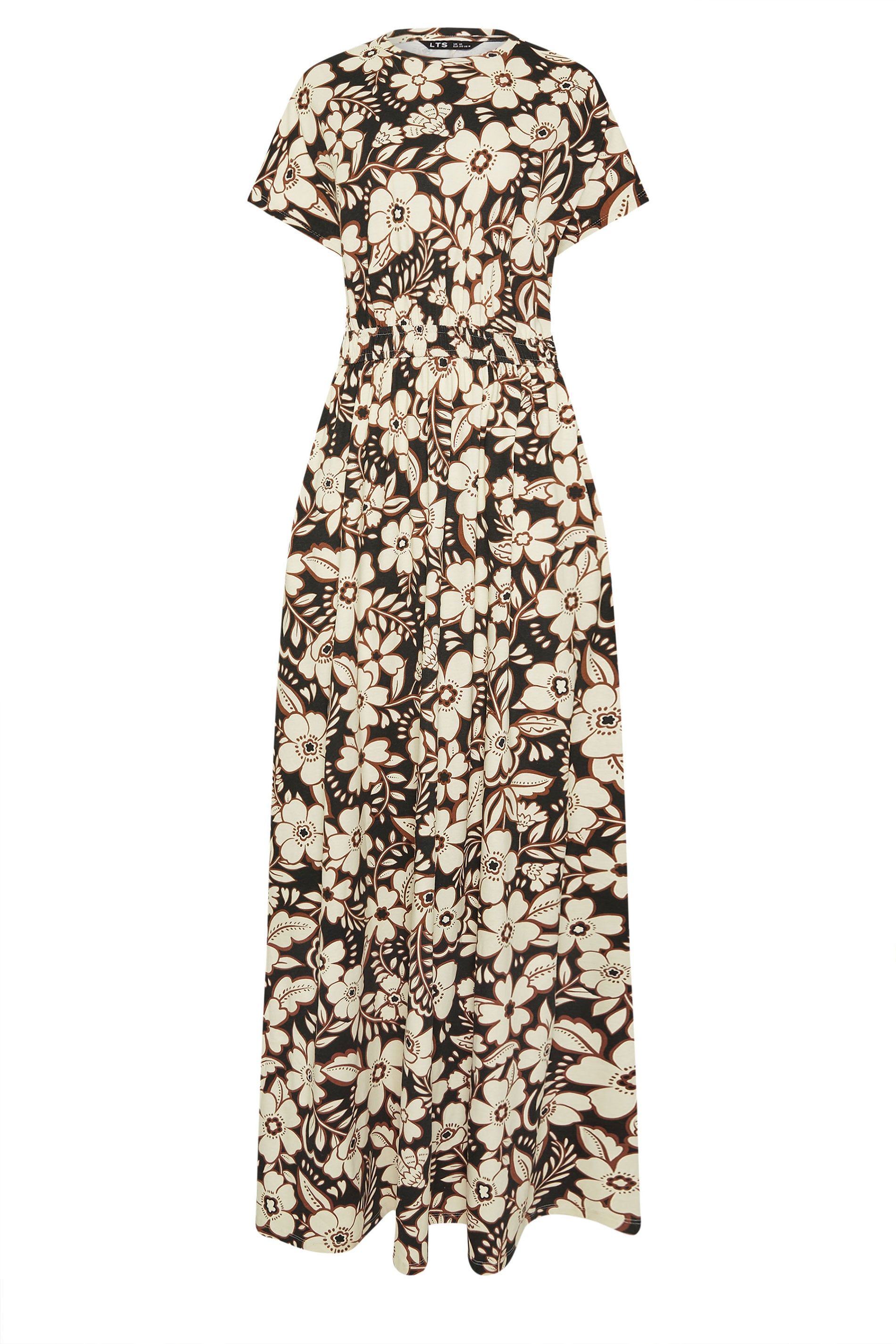 Long Tall Sally Tall Floral Shirred Waist Maxi Dress