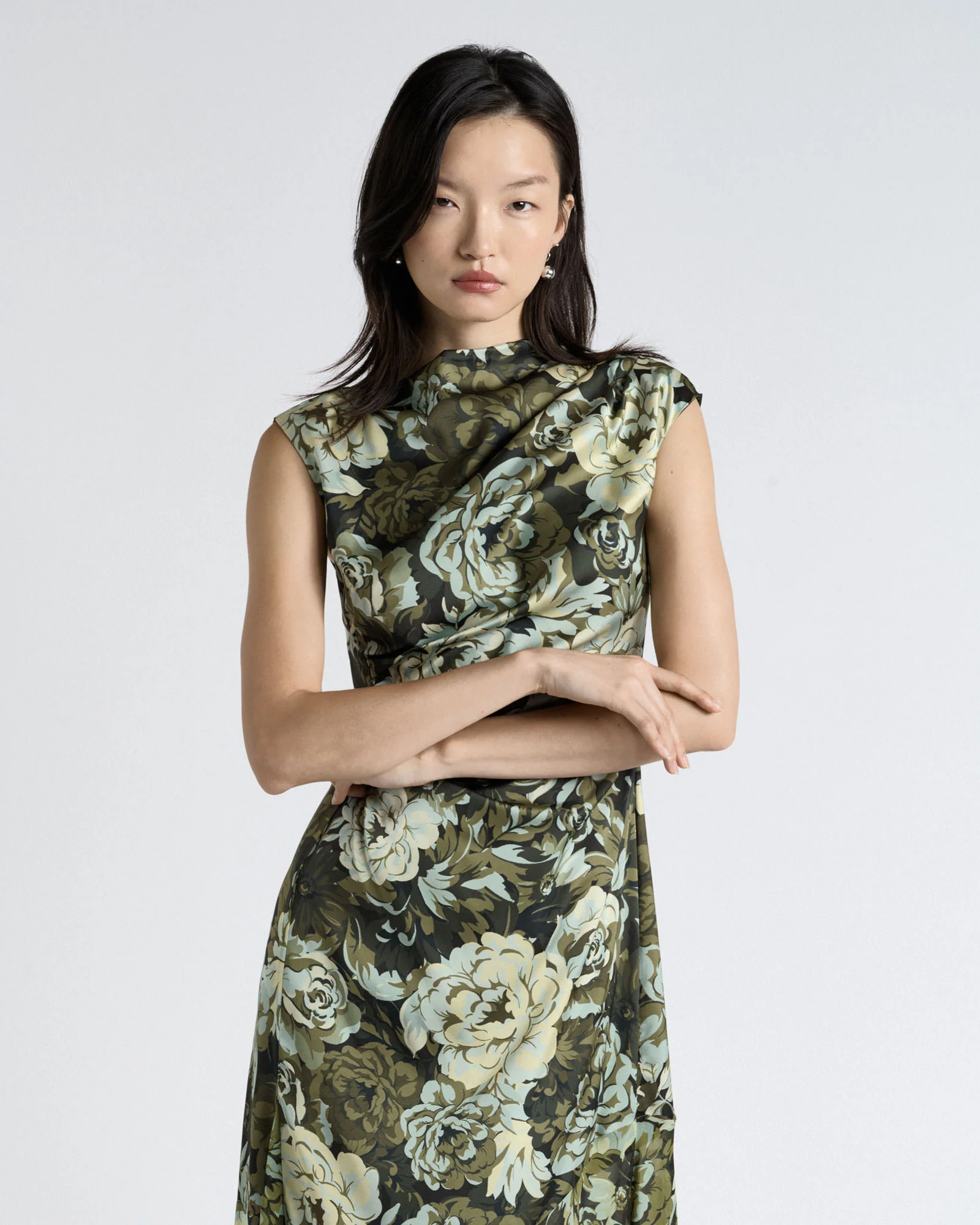 Olympia Floral Midi Dress