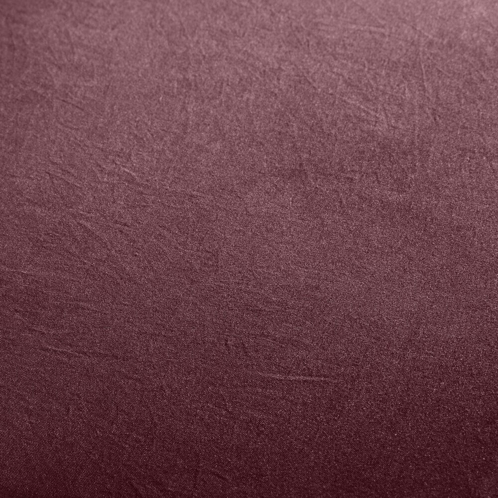 Drap-housse 2 personnes microfibre uni 160x200cm bordeaux