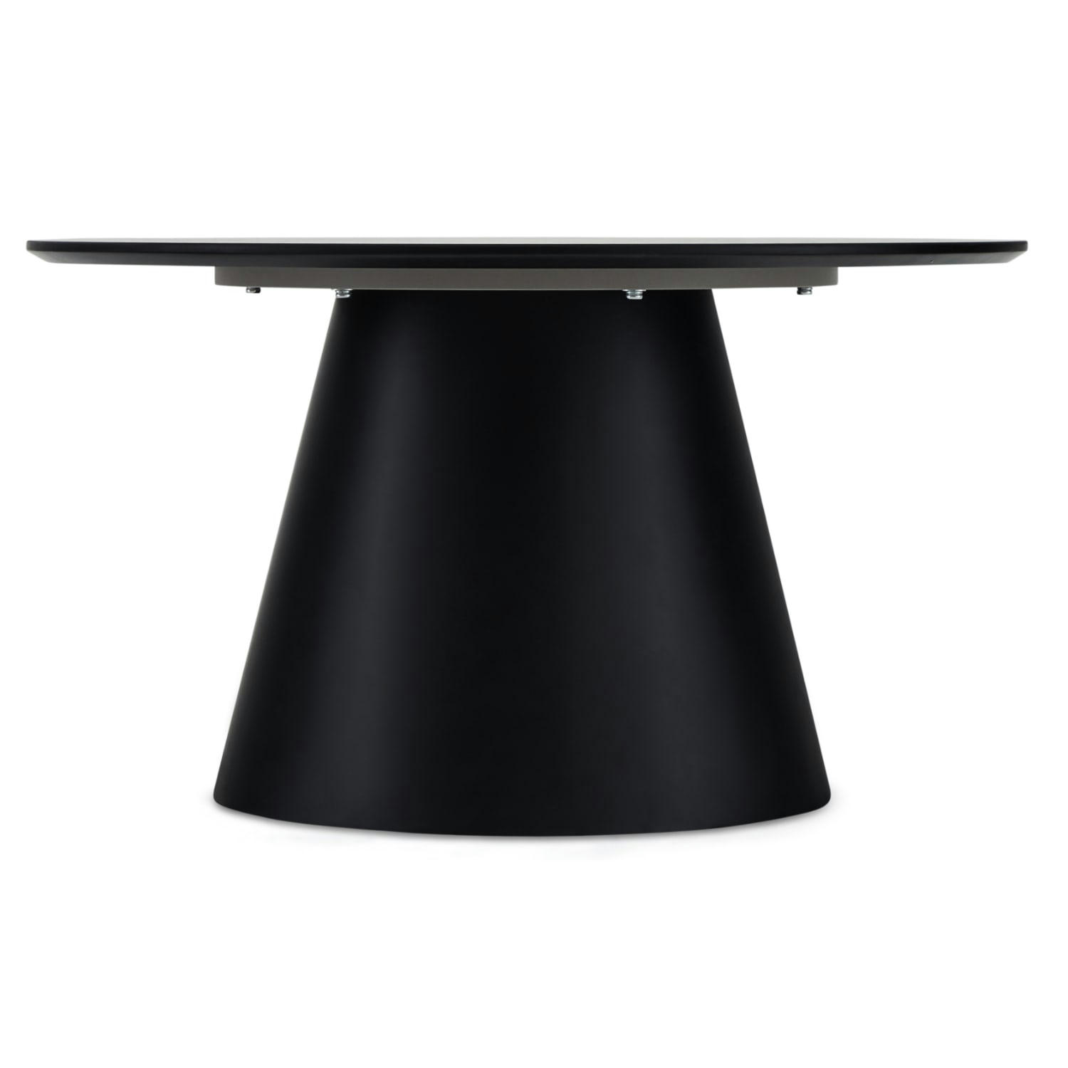 TANGO - Table basse ronde style scandinave gris