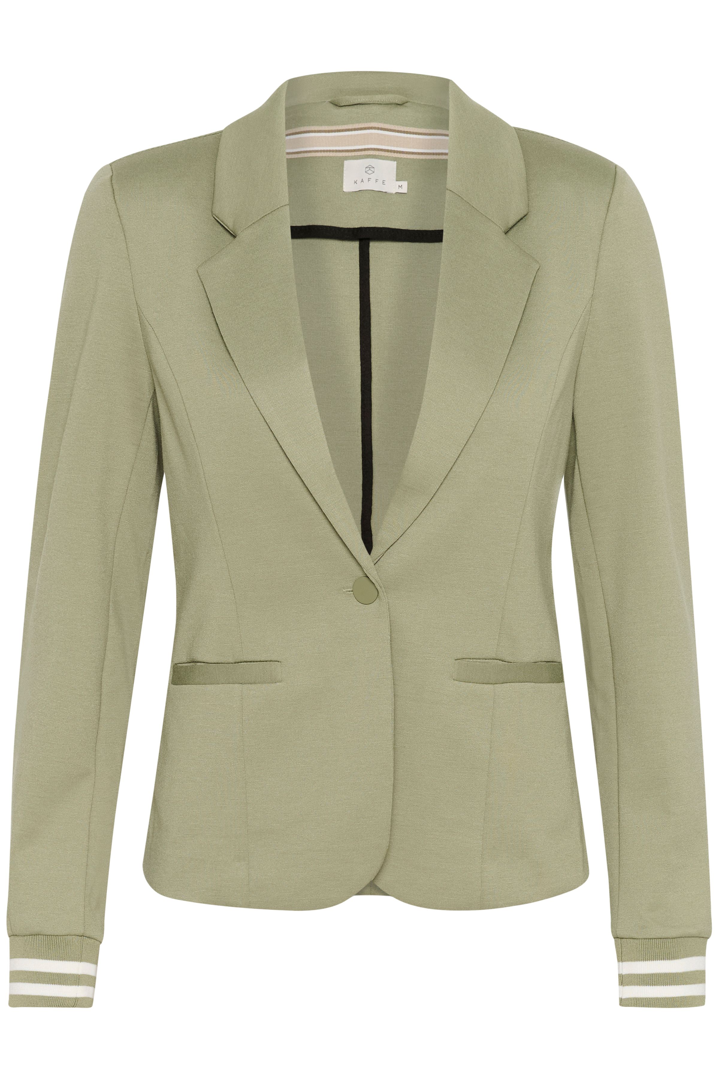 Kaffe Kinnie Rib Knit Cuffs Blazer