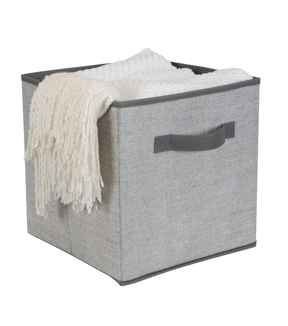 Simplify 12 Heather Gray Collapsible Storage Cube