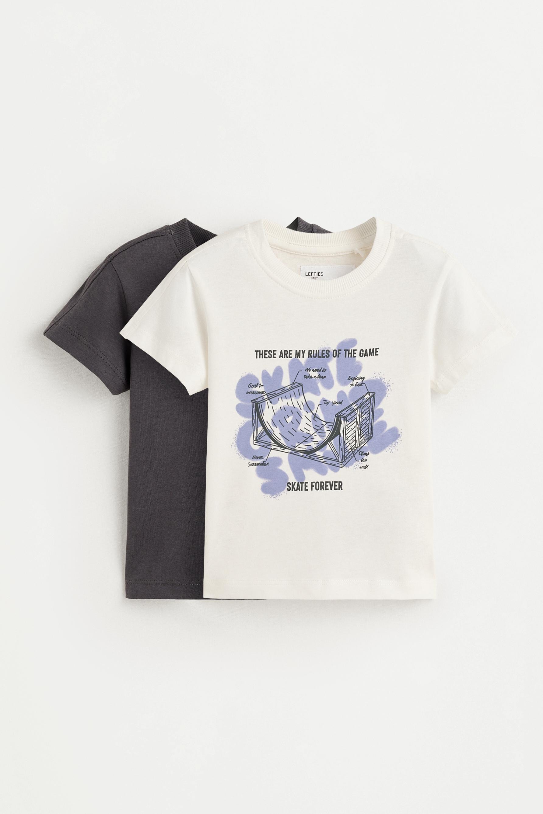 Pack 2 camisetas combinadas