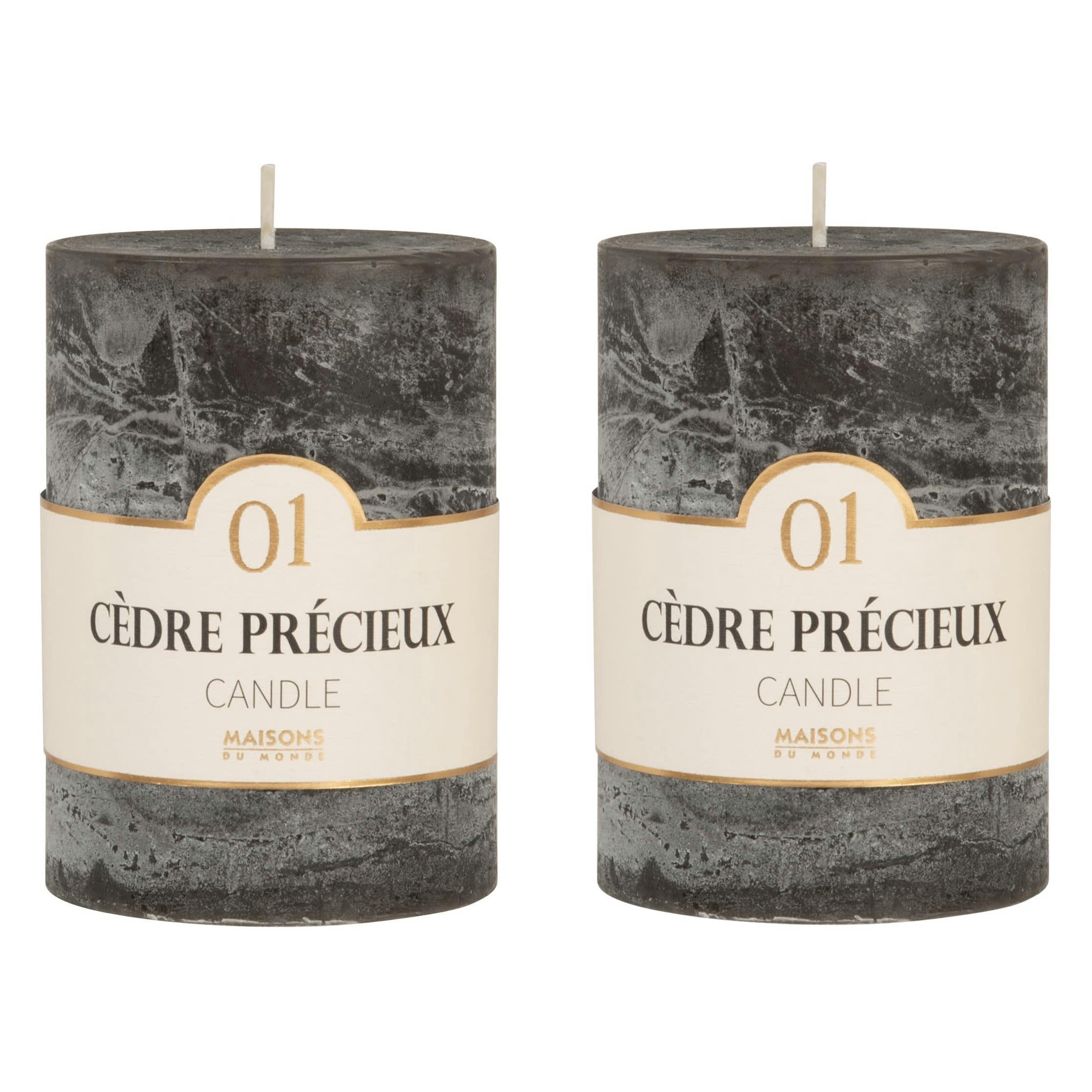 COLORAMA - Bougie parfumée gris foncé H10, 330g