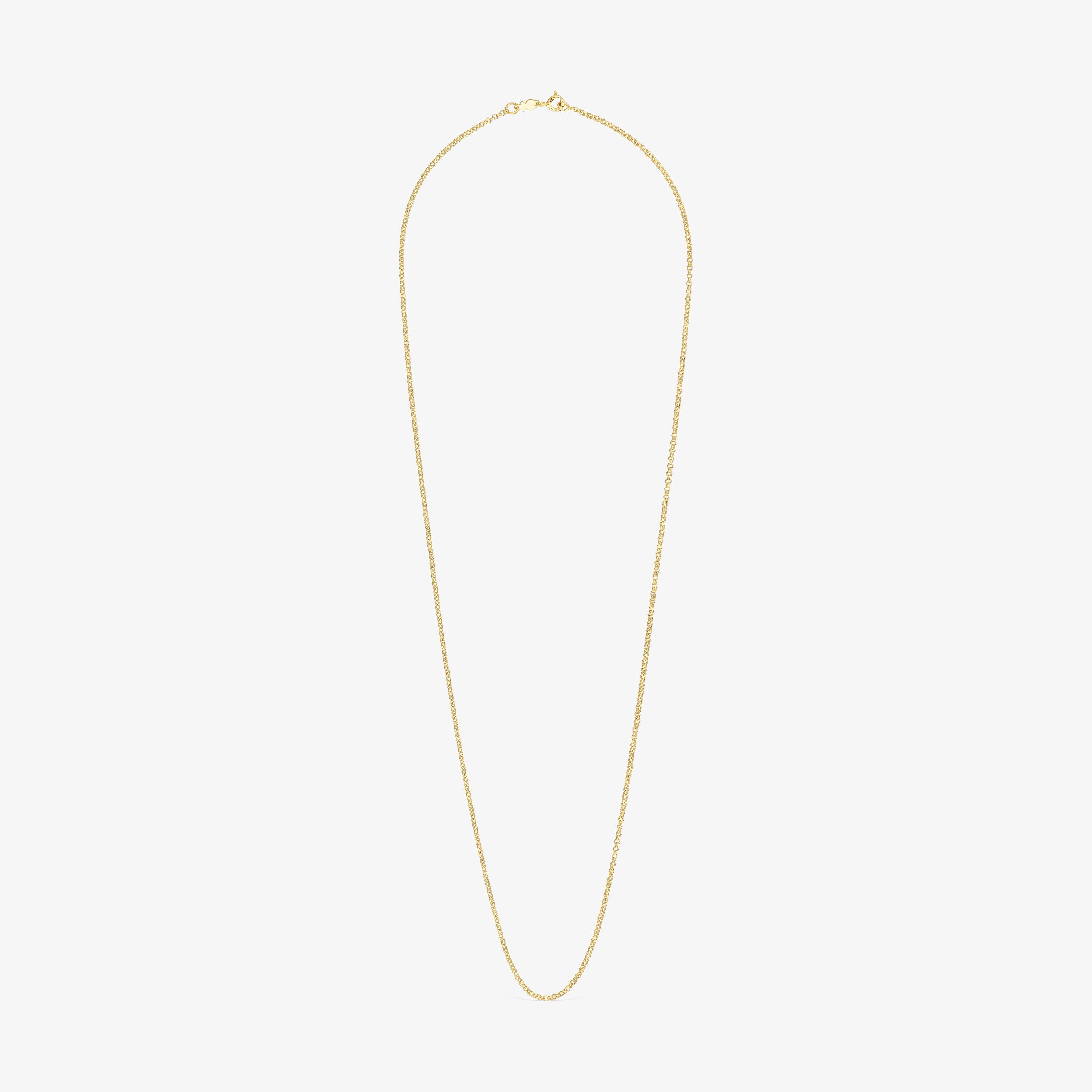Collar mediano de oro 60 cm Basic