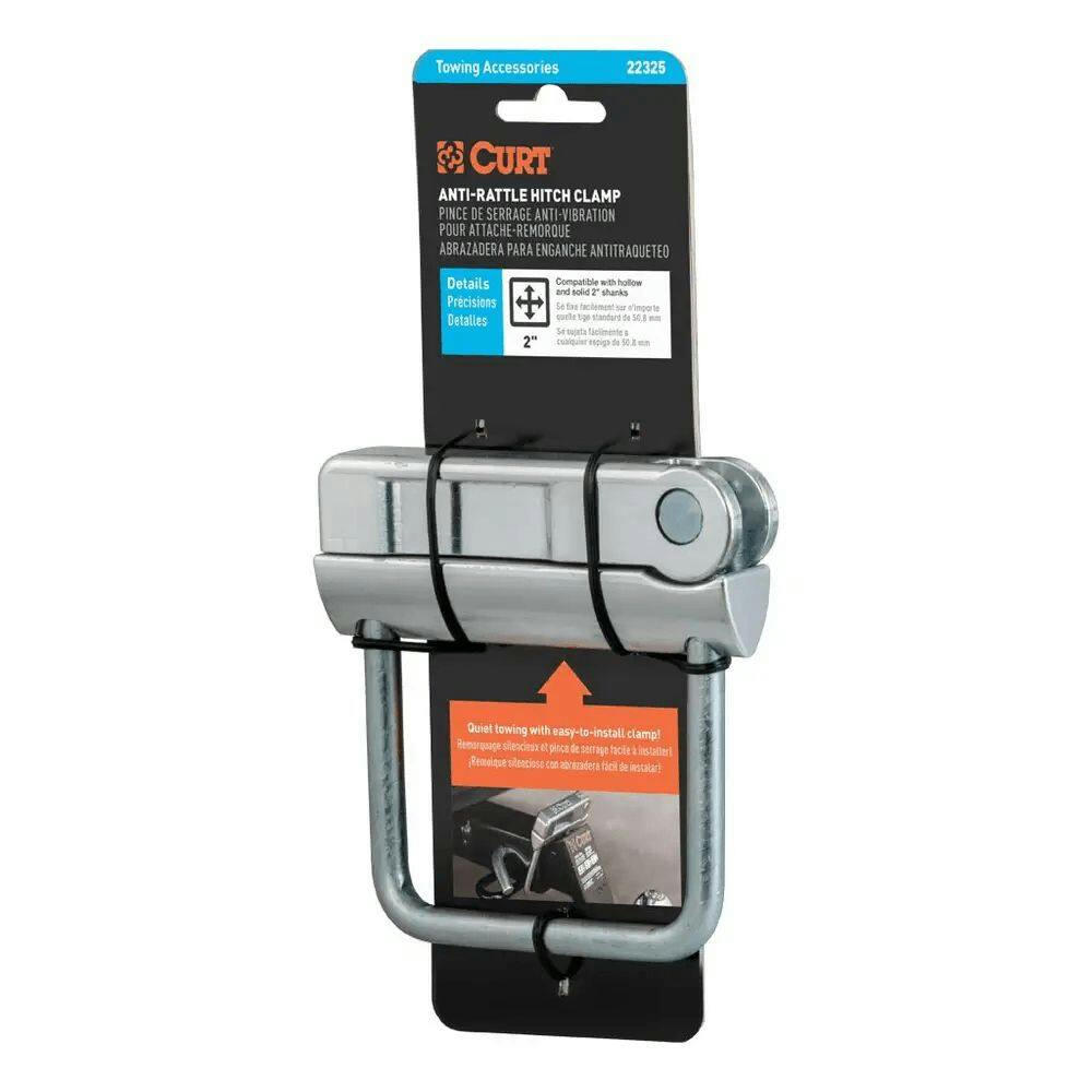 CURT Anti-Rattle Hitch Clamp for 2-in Receiver
