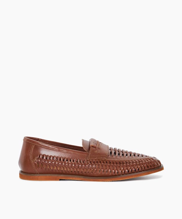 Brickles Tan - Casual Woven Loafers