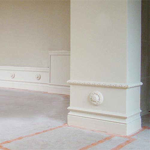P1020 Cimaise murale Orac Decor - 5x2,5x200cm (h x p x L) - Pack 2 pièces
