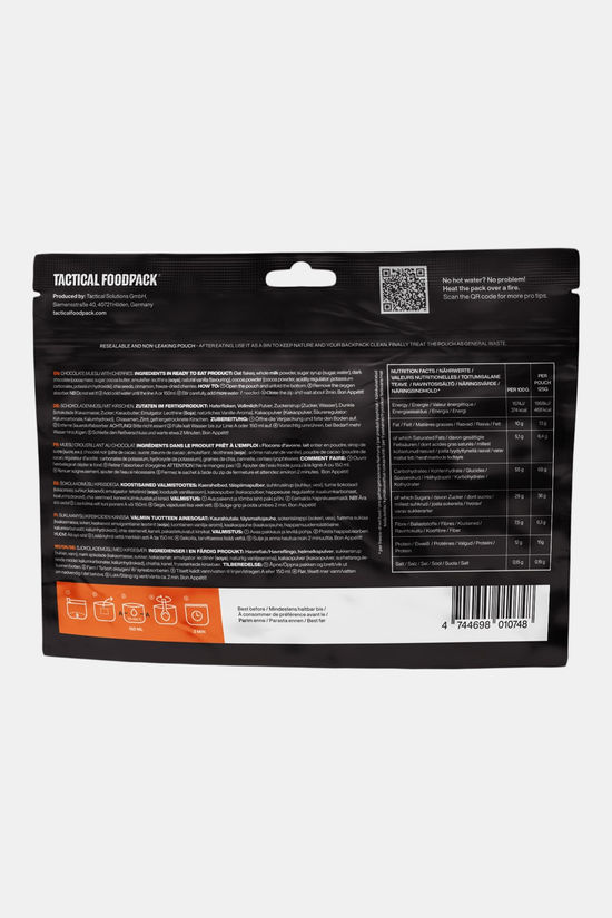 Tactical Foodpack Chocolate Muesli With Cherries Maaltijd