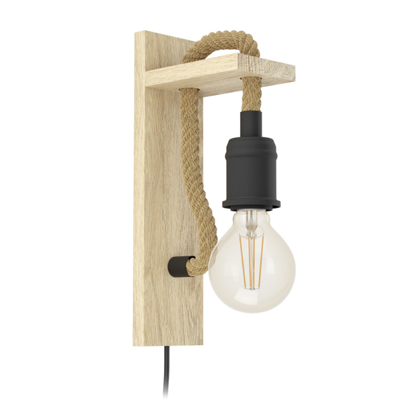 Applique Rampside bois E27 28 W EGLO