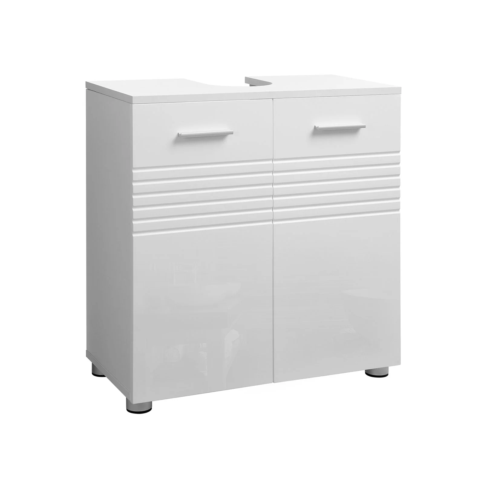 Meuble lavabo ligne blanc