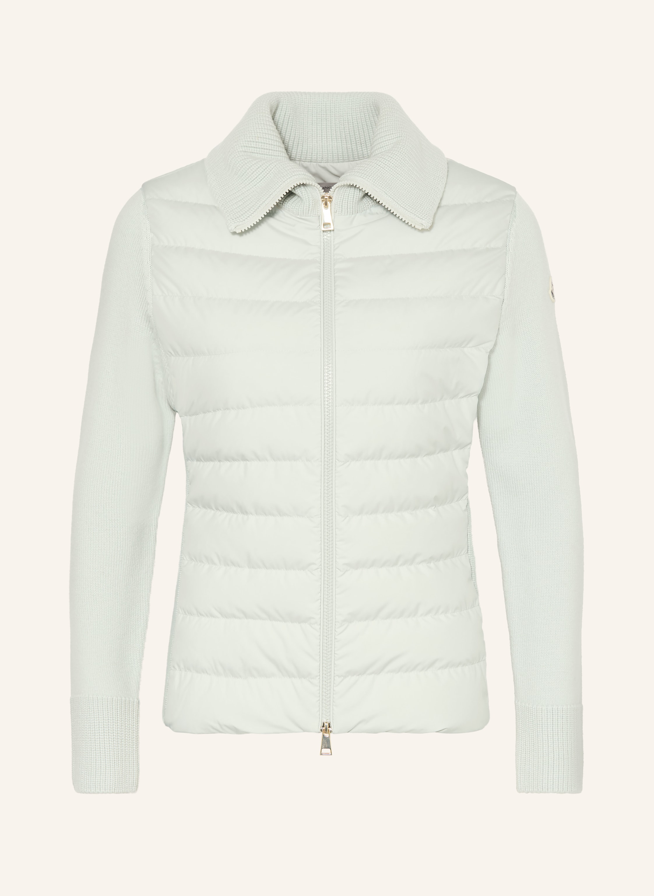 MONCLER Lightweight-Daunenjacke im Materialmix