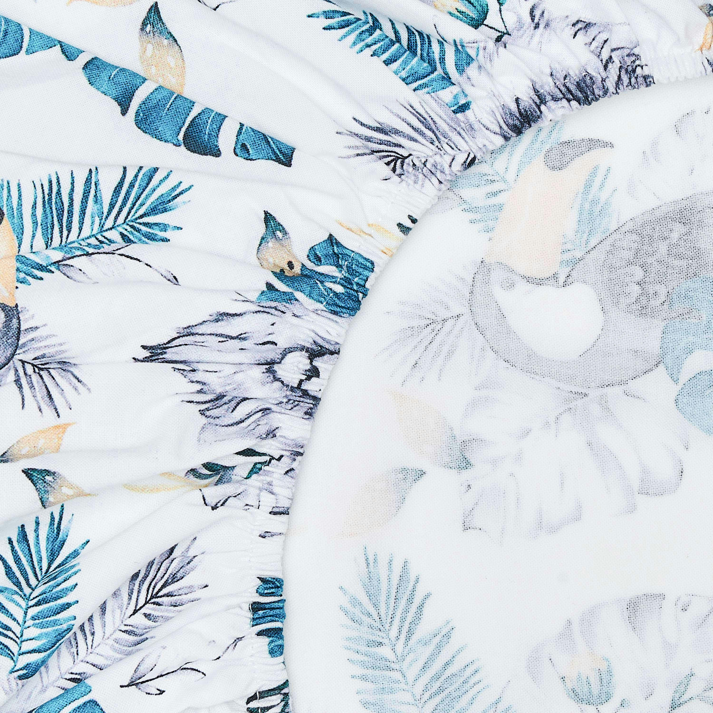 SAVANA - Drap housse lit bébé en 100% coton  SAVANA 60x120