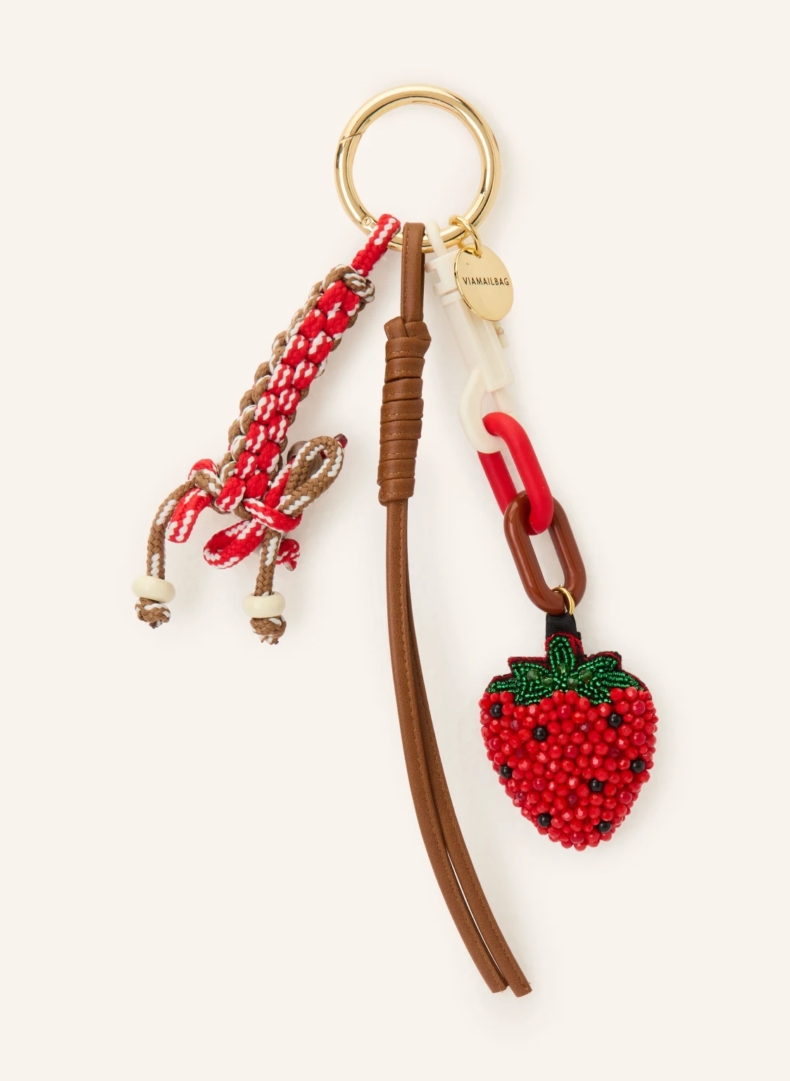 ViaMailBag Taschenanhänger STRAWBERRY