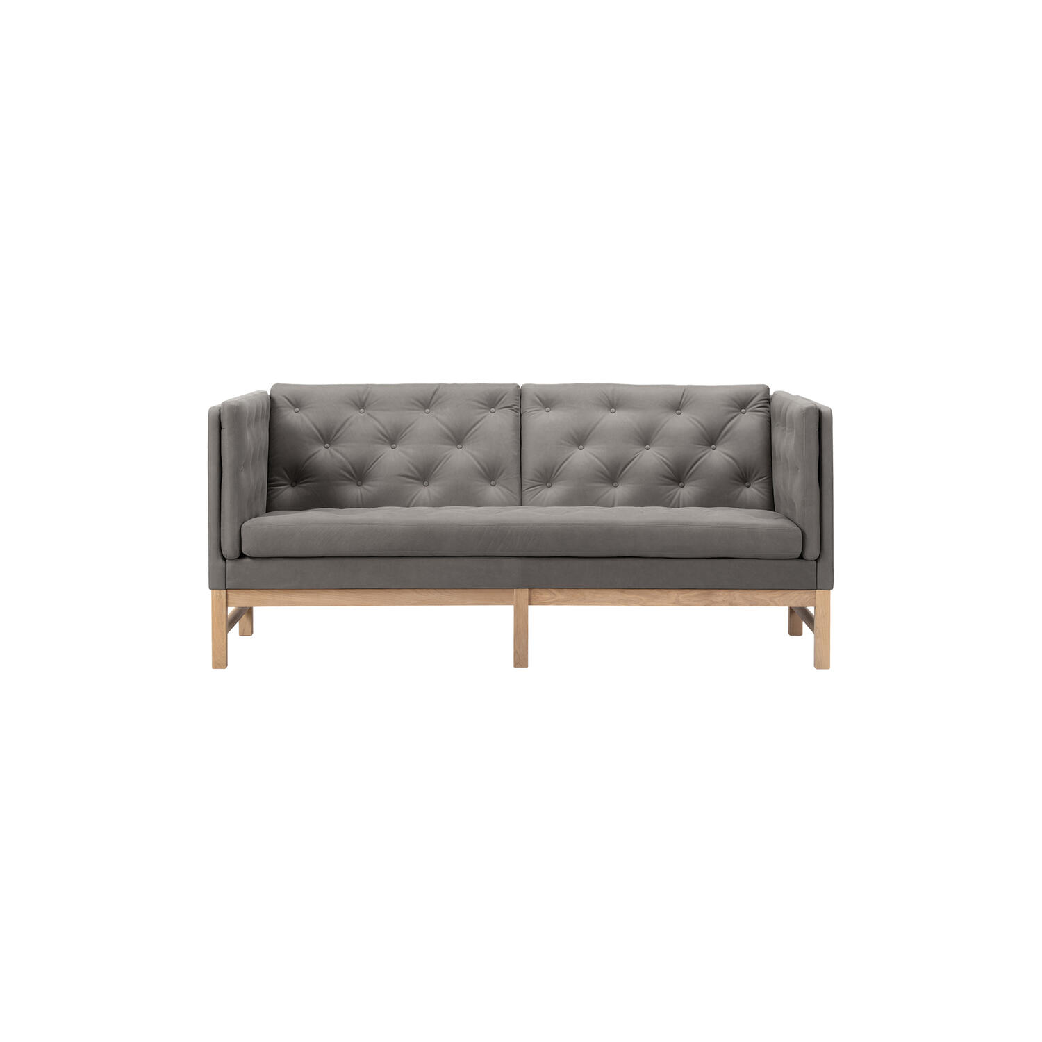 EJ315 2,5 pers. sofa, stone/s&aelig;bebehandlet eg