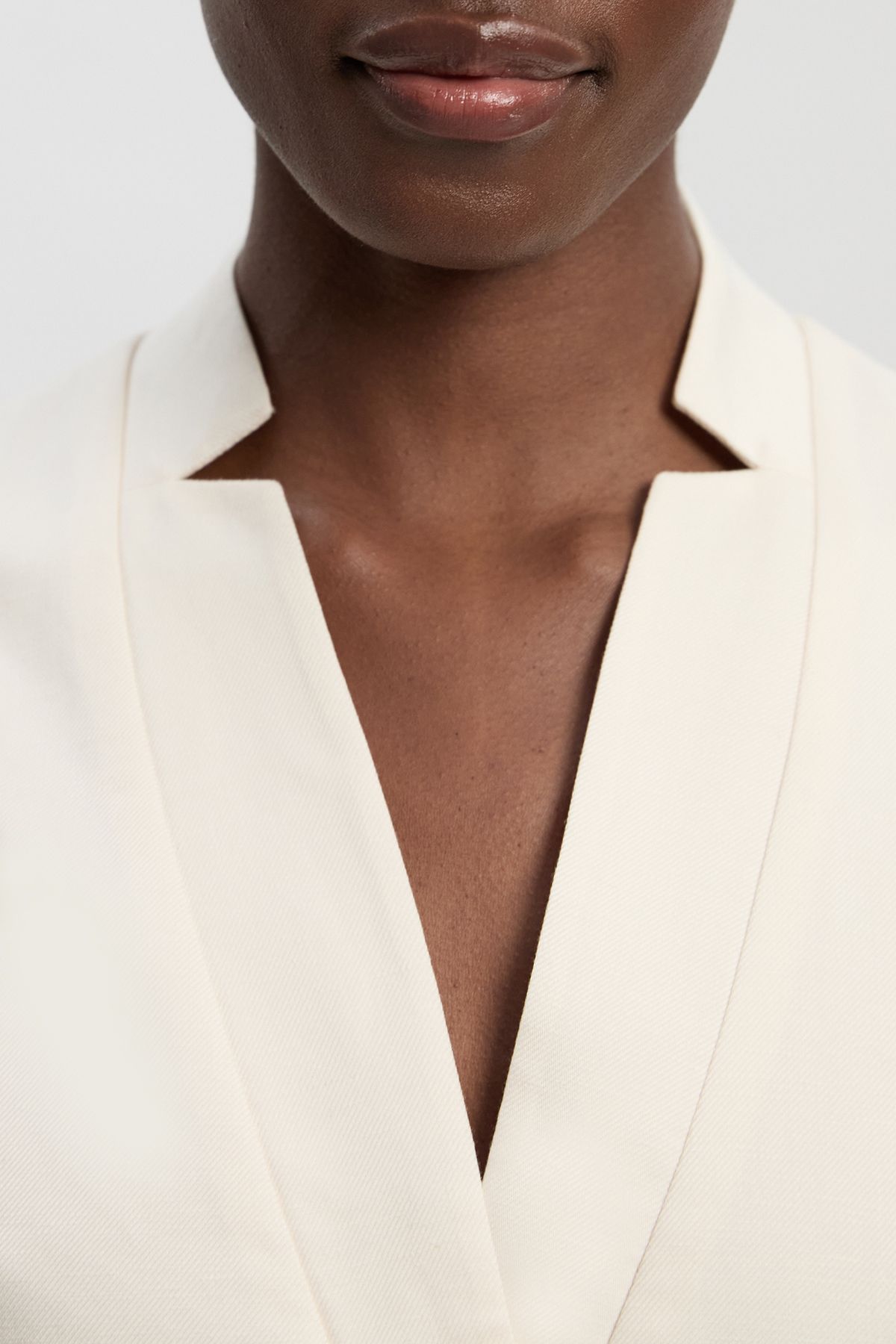 KarenMillen Tailored Linen Wrap Tie Waisted Maxi Dress