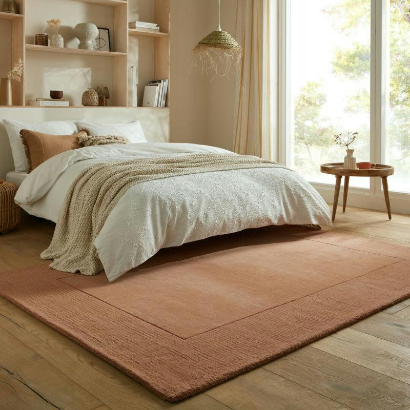 TUSCANY - Tapis classique Laine Rectangulaire Orange 160 x 230