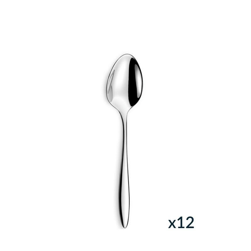 ARIANE - Cuillère à café en Acier Inoxydable - Lot de 12