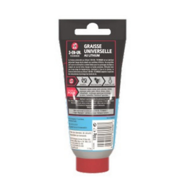 Graisse Universelle au Lithium 3-EN-UN TECHNIQUE Tube 150g