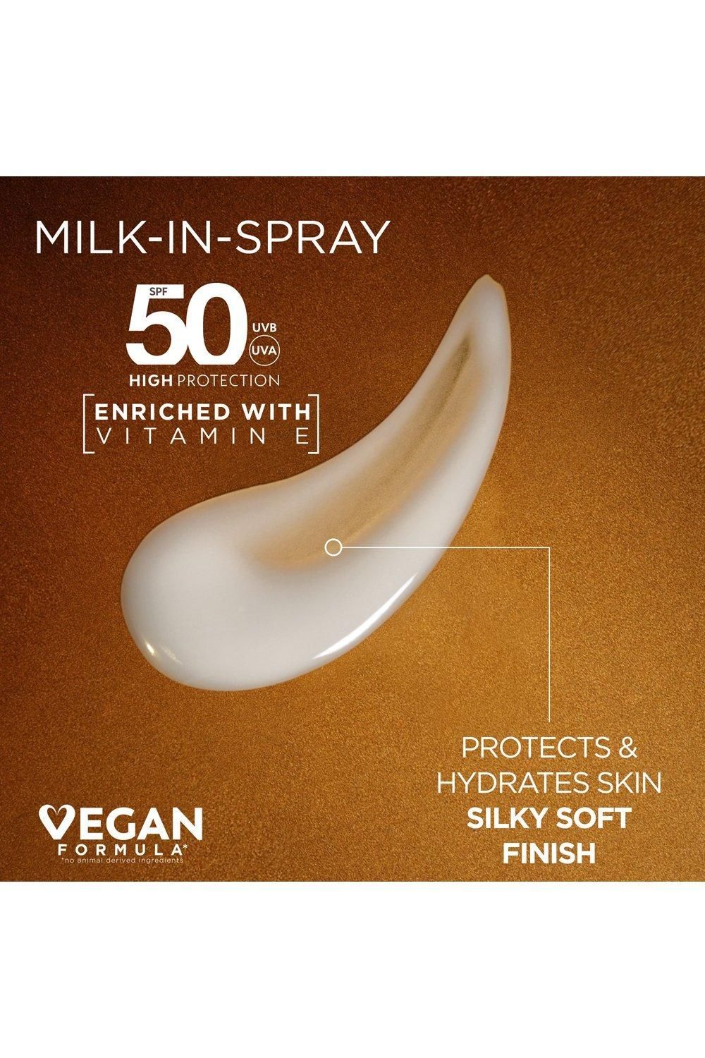 Garnier Ambre Solaire Ideal Bronze Milk-In Tanning Spray SPF50