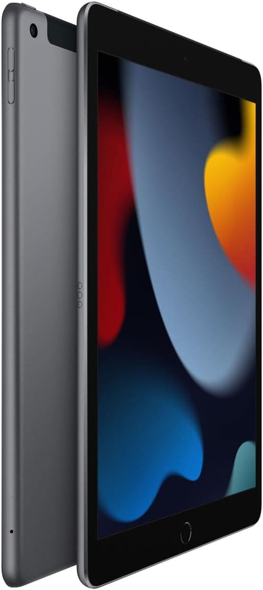 Apple 2021 iPad (10.2-inch, Wi-Fi + Cellular, 256GB) - Space Gray (Renewed)