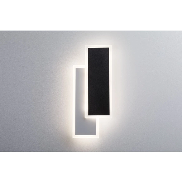 LED Panel, WD 2Form WL LED 16W 150x350mm Weiß Schwarz 230V Acryl Metall