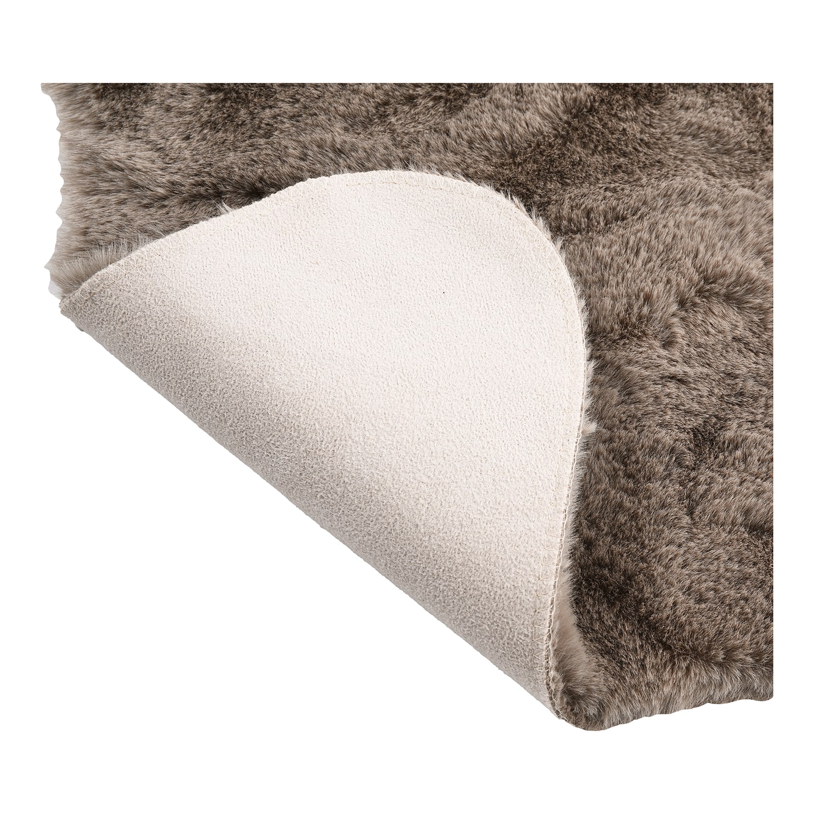 Kunstfell Ida Taupe,L 900 x B 600 mm