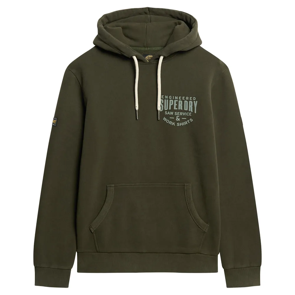 Superdry Machined Goods Workwear hoodie