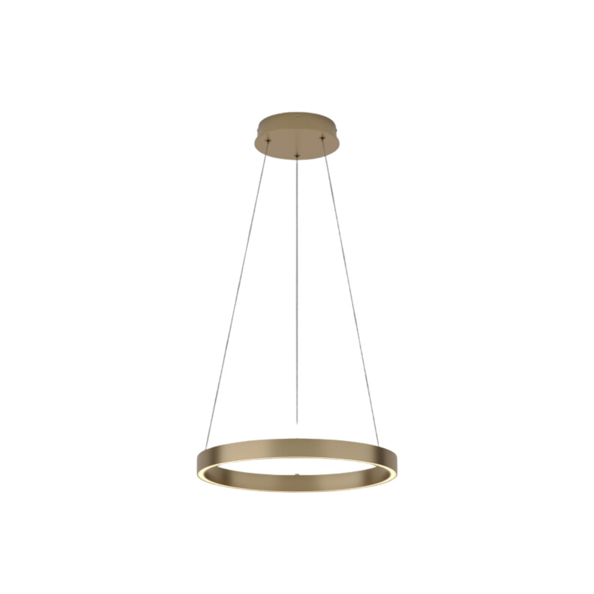 Lampa wisząca RIM mosiężno-złota LED 1x25W Ciepła biel 1200lm Maytoni