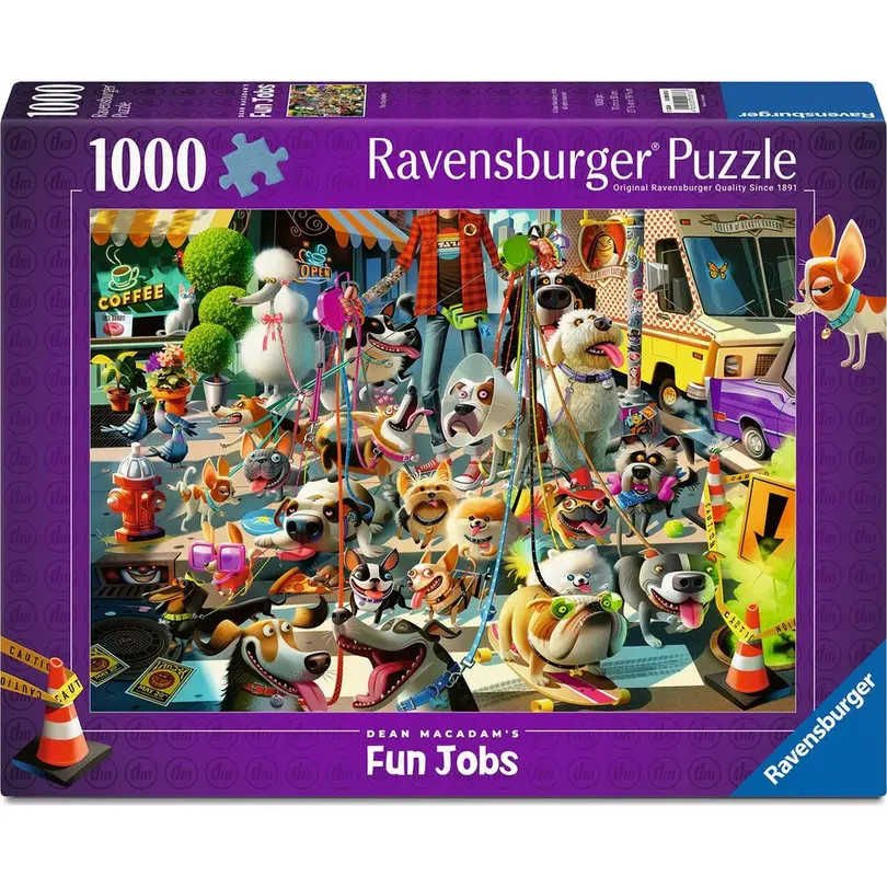 Puzzle Der Hundespaziergang