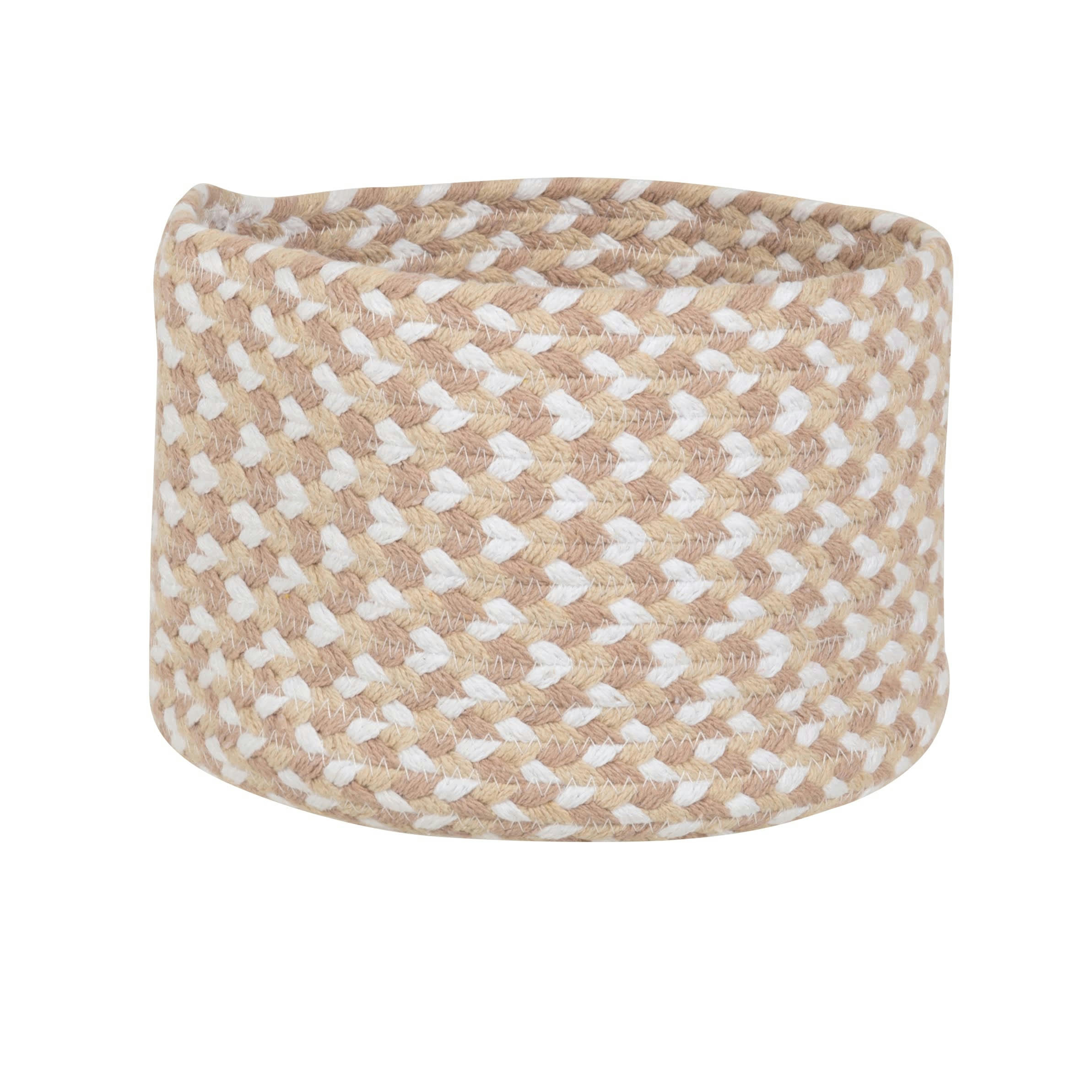 - Panier en coton écru