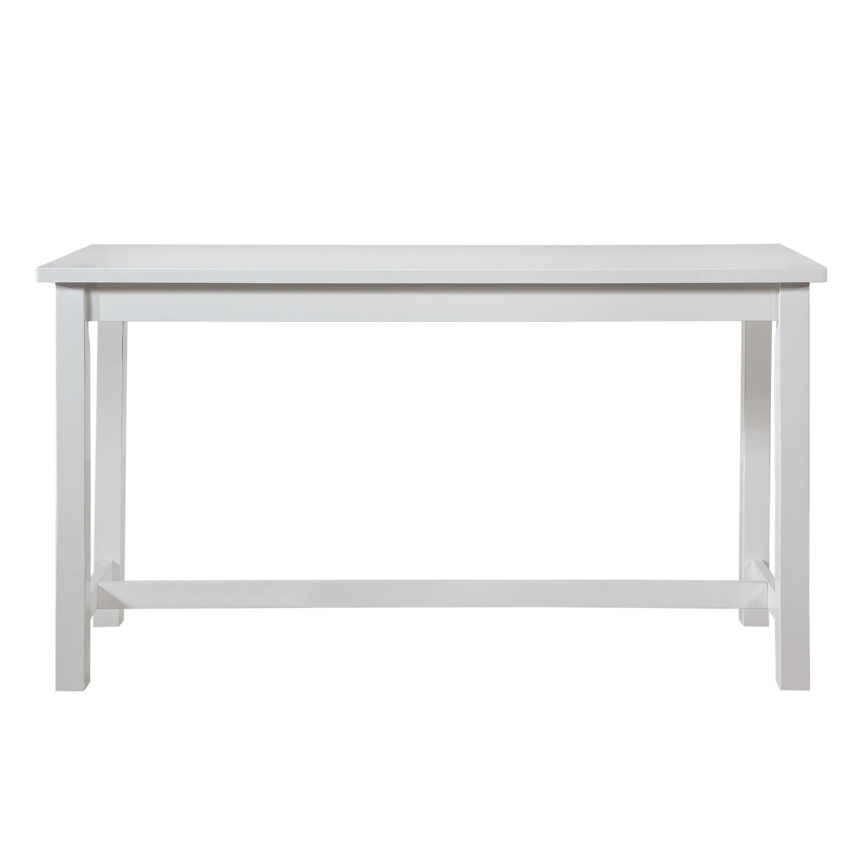 4pc Counter Height Dining Set Counter Height Table w Drawer Built-in USB Ports Power Outlets and 3 Stools Casual