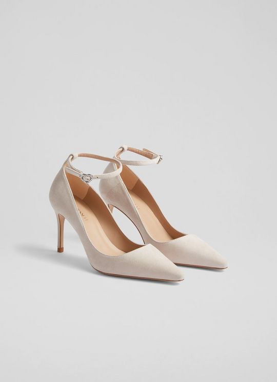 Catelyn Ankle Suede Leather Closed Courts