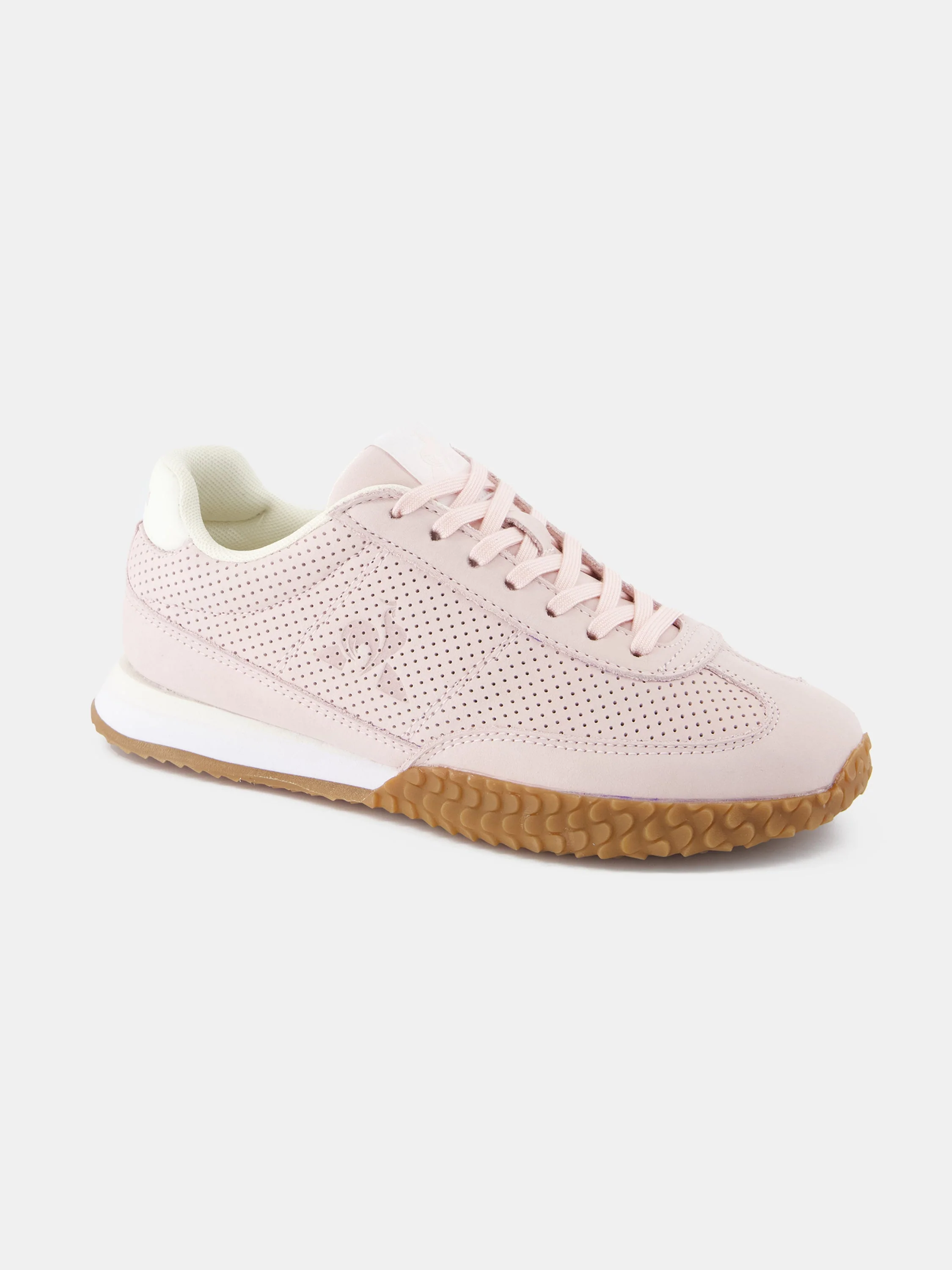 Sneakers rétro-running en nubuck et détails suede Veloce