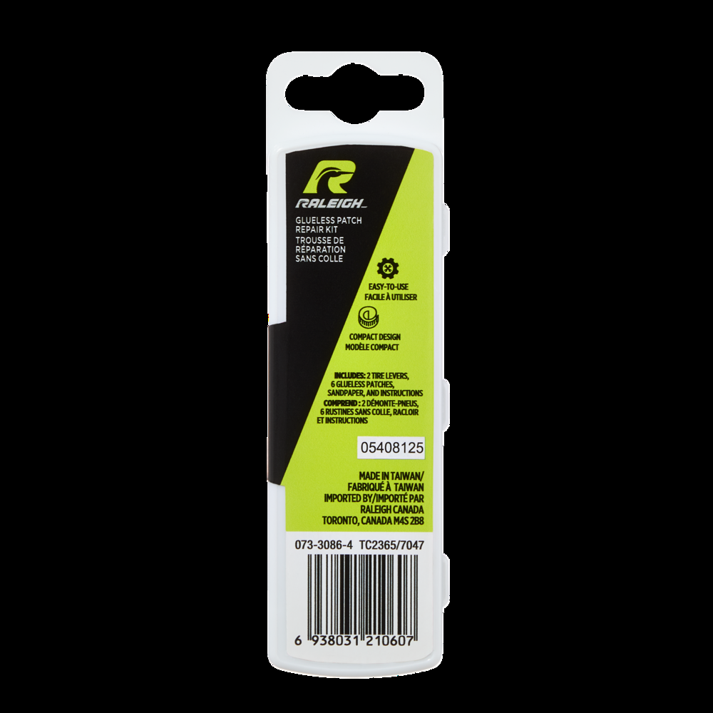 Raleigh Glueless Compact Portable Bike Patch Repair Kit