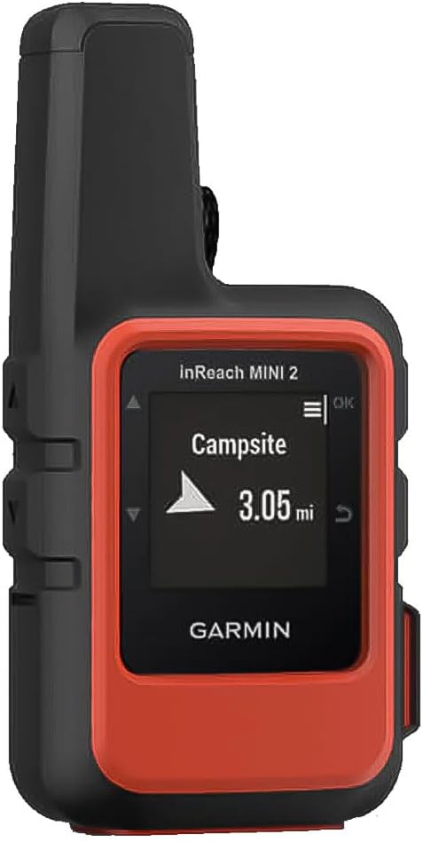 Garmin inReach Mini 2  Lightweight and Compact Satellite Communicator  Hiking Handheld  Orange - 010-02602-00