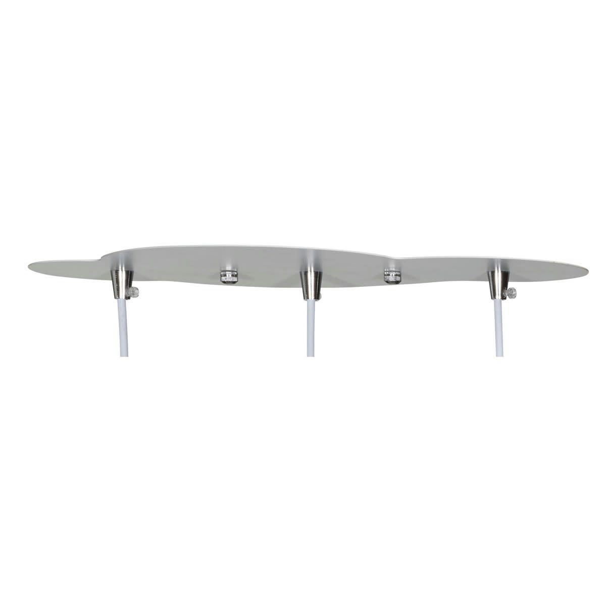 HELLO - Suspension Lumineuse Trio Plafonnier en coton blanc