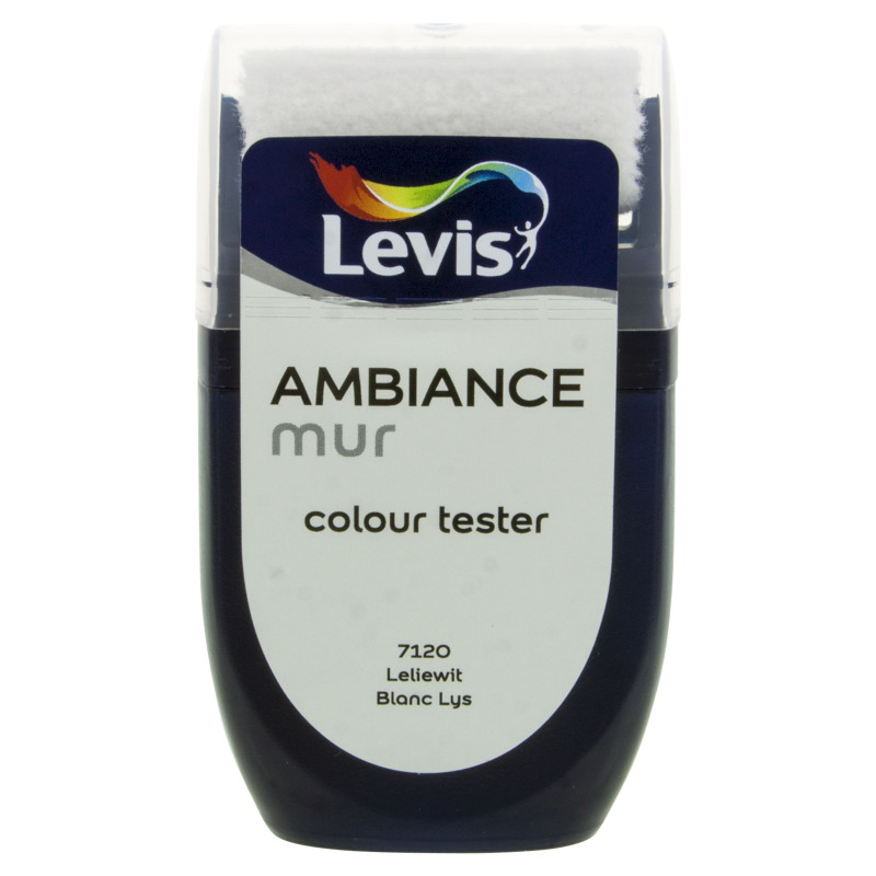 Testeur peinture pour murs Ambiance blanc lys 0,03 L LEVIS