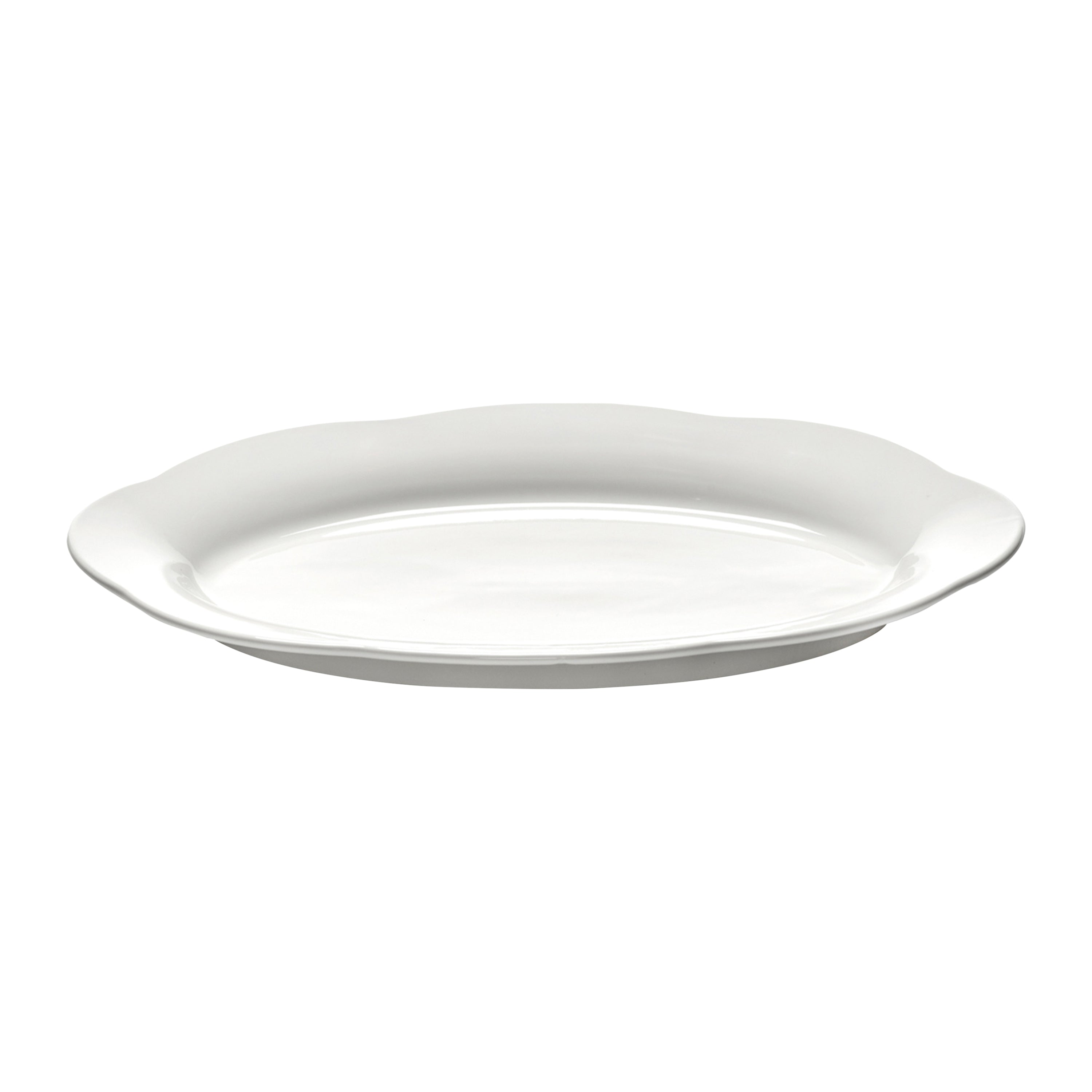 SERAX - Sergio Herman - Silhouette Diep Bord Ovaal - Wit - Set van 2