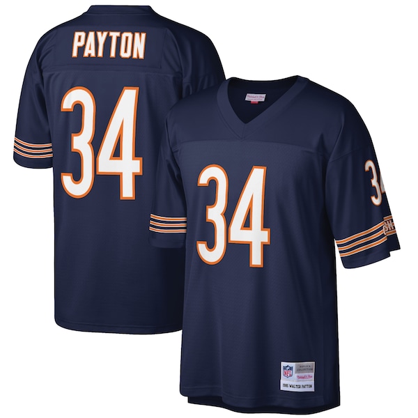 Walter Payton Chicago Bears Big & Tall 1985 Retired Player Replica Jersey - Navy/White