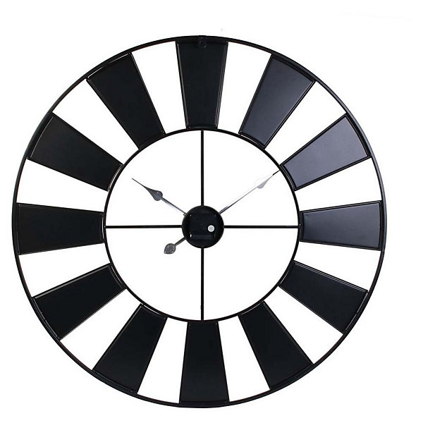 Horloge en métal Recyclerie 80 cm