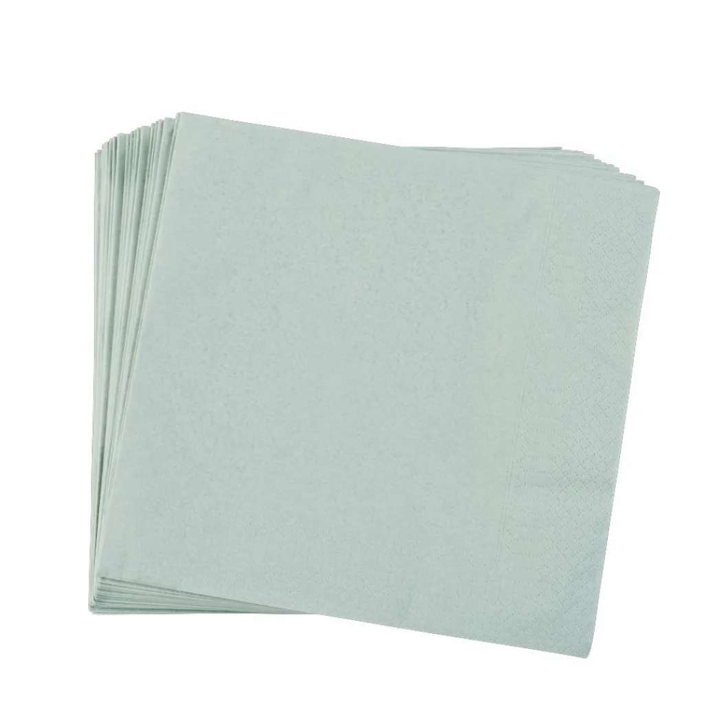 Serviettes^CASA UNI Set De 20 Serviettes Bleu Foncé